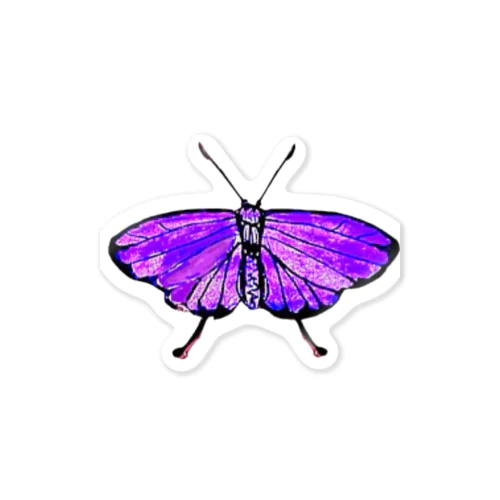 オガサワラシジミ・紫 Sticker
