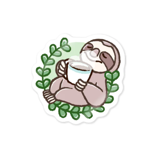 ホットドリンクで休憩を Sticker