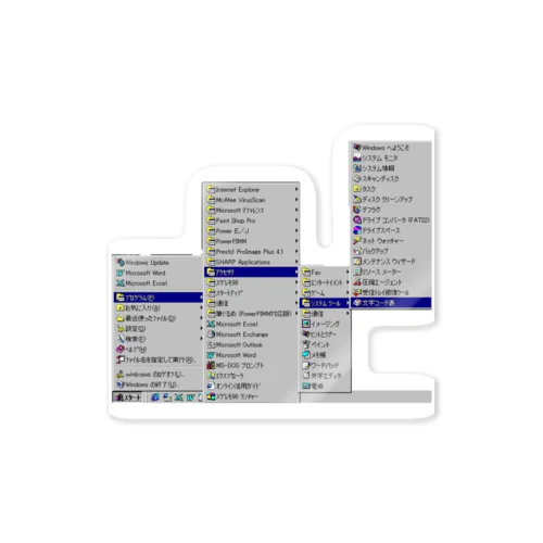 窓98 ステッカー