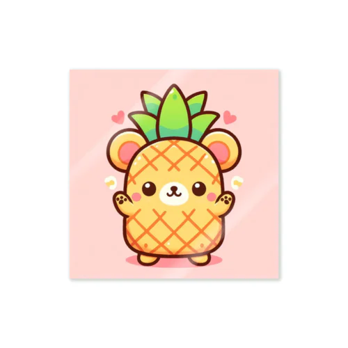 【ランチアニマル's】第5弾：パイナップル🍍 Sticker