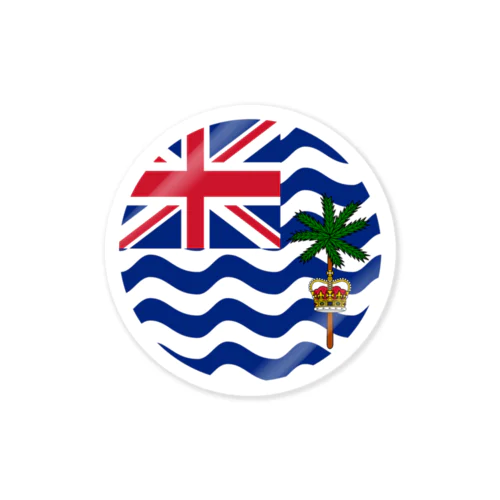 イギリス領インド洋地域の旗 ステッカー