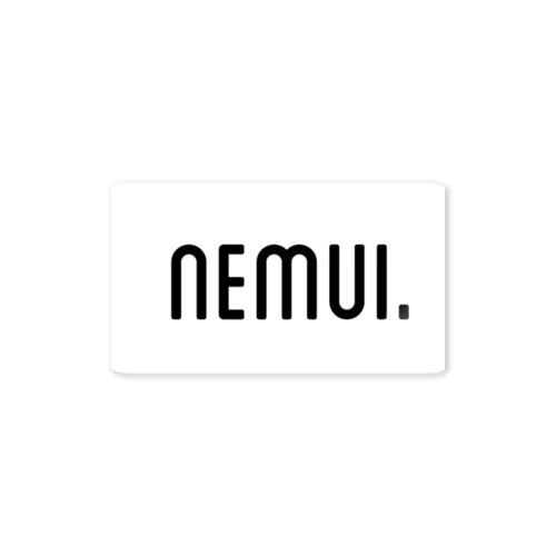 nemui. ステッカー