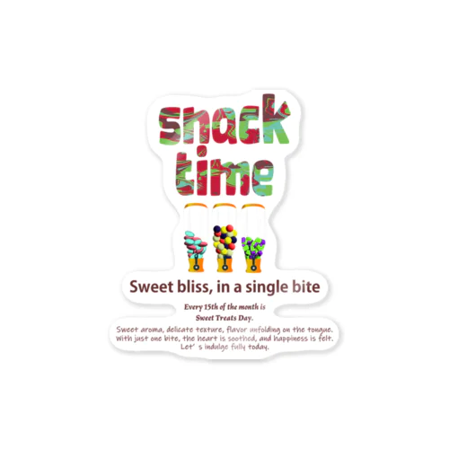 snack time typeA Sticker