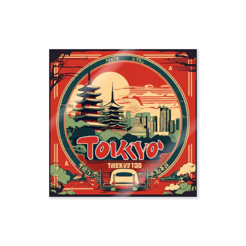 東京っぽいロゴ Sticker