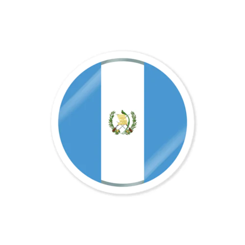 グアテマラの国旗 ステッカー