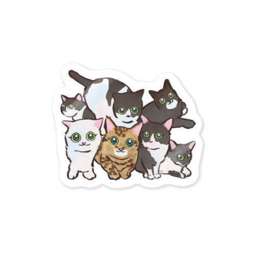 ７にゃんグッズ Sticker