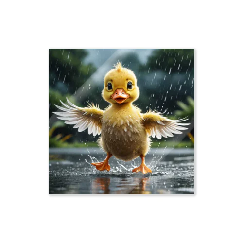Raindrop Duckling ("レインドロップダックリング") ステッカー