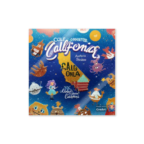 ♡California♡ice cream♡ Sticker