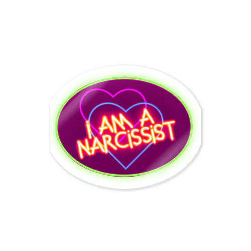 I am a NARCISSIST ステッカー