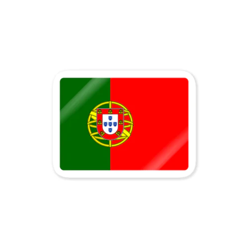 ポルトガルの国旗 ステッカー
