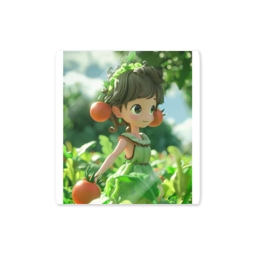 レタス姫の友達、トマトのタムちゃん Sticker