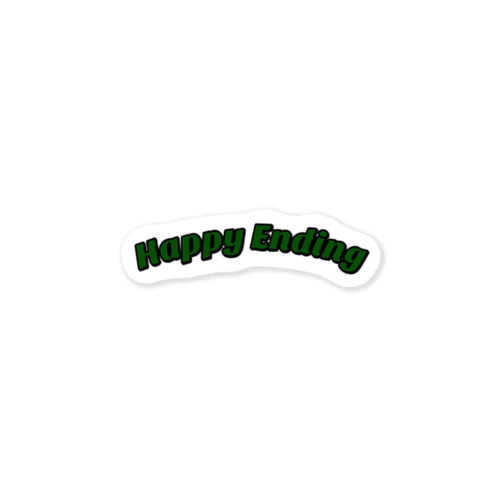 Happy Ending LOGO sticker Sticker