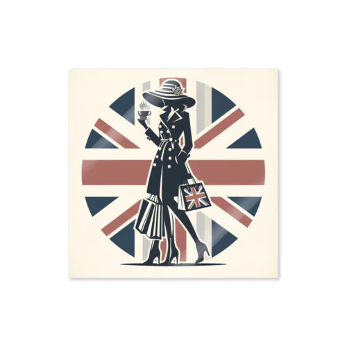 オシャレ女子☆イギリス風 Sticker