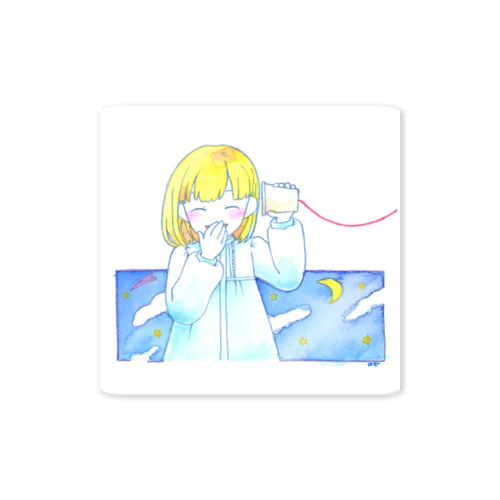 深夜の長電話 Sticker