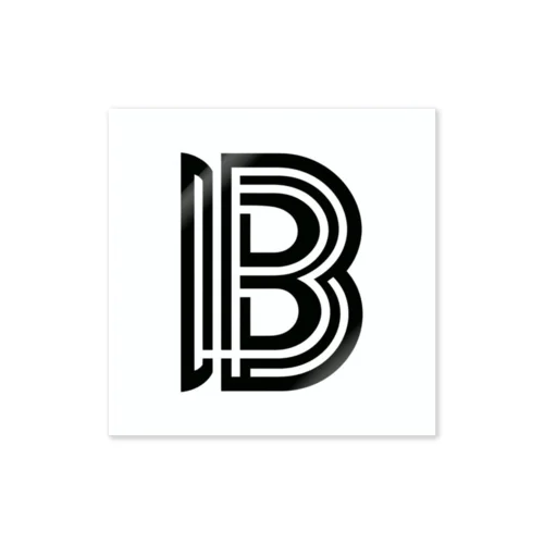 アルファベットシリーズ　B Sticker