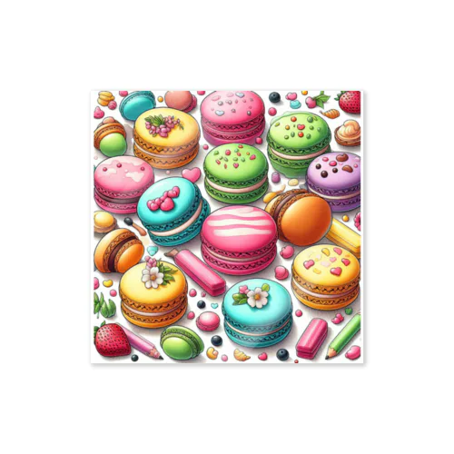 カラフルmacaron Sticker