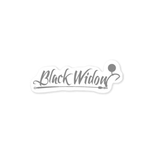 BlackWidow-Rig-Logo-Gray Sticker