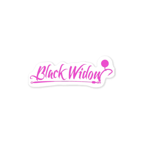 BlackWidow-Rig-Logo-Magenta Sticker