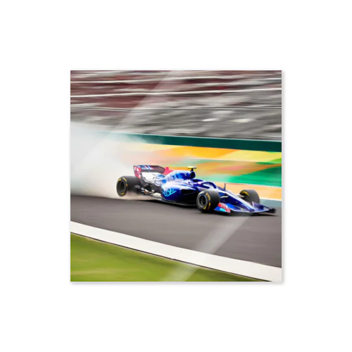 スピードの彩り - F1レーシング Sticker