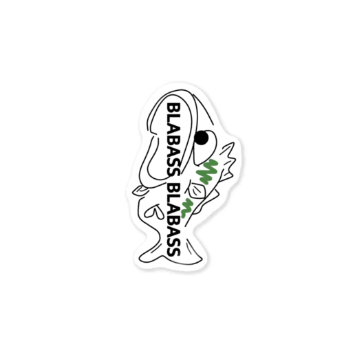 ブラックバス　ブラバス Sticker