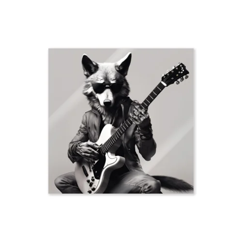 THE WOLF Guitarist ステッカー