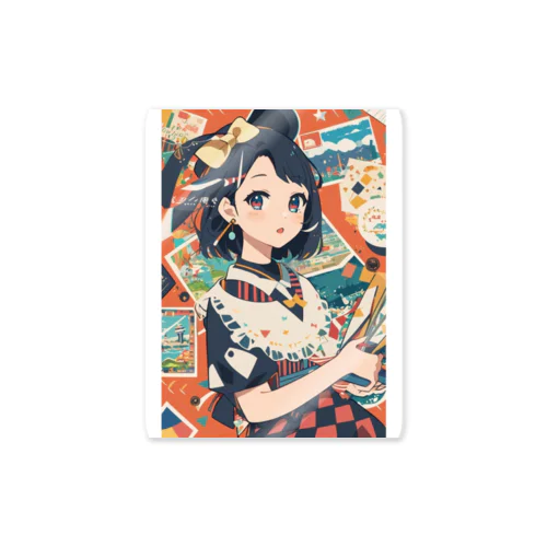 女の子 Sticker