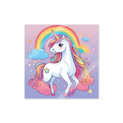 虹色ユニコーンちゃん Sticker