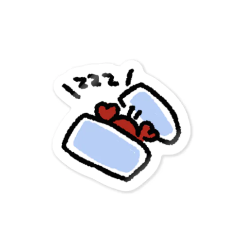 寝るかに Sticker