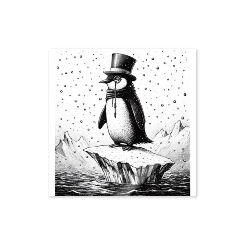 ペンギン男爵 Sticker