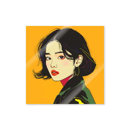 City girl #7 Lily Chen Sticker