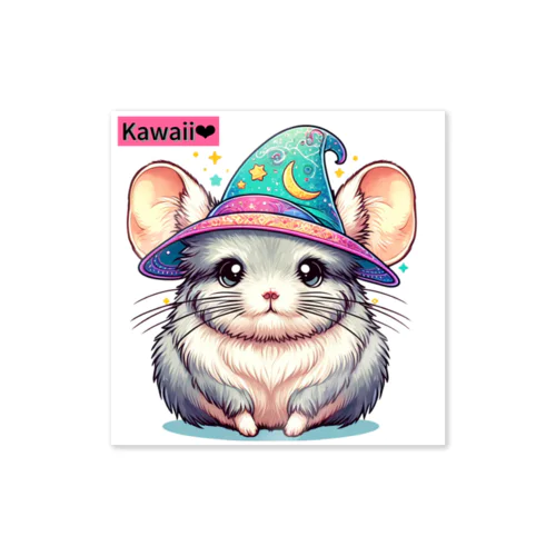 Kawaii chinchilla ステッカー