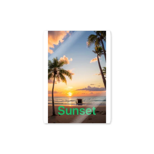 sunset Sticker