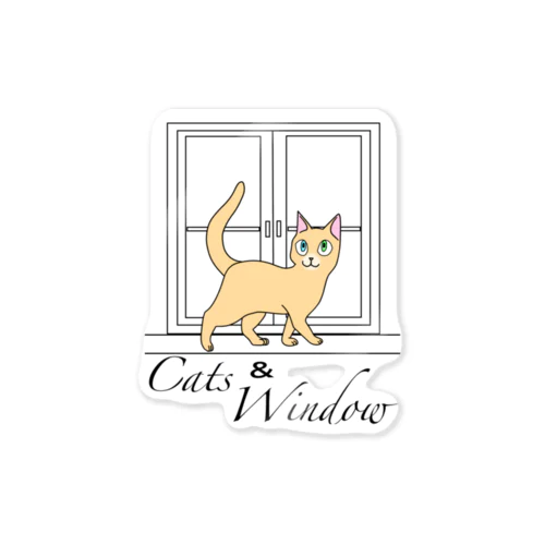 Cats & Windowシリーズ Sticker