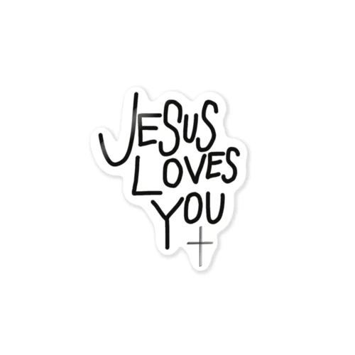JESUS LOVES YOU ステッカー
