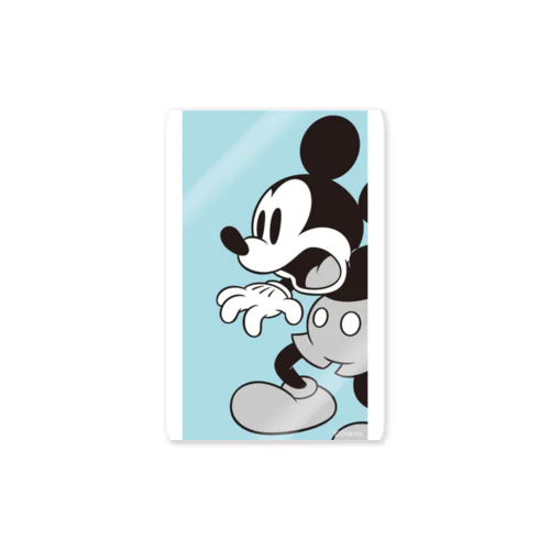 ノスタルジックな魅力が詰まった、レトロ感満載のミッキーマウス Sticker