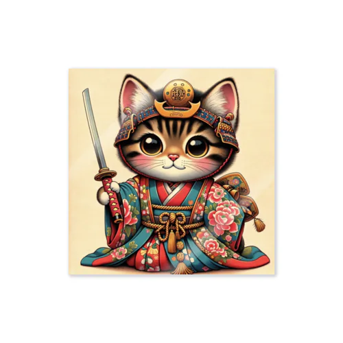 ネコSAMURAI Sticker