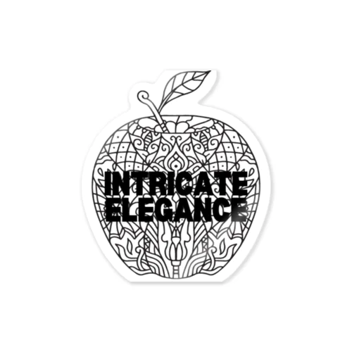 Intricate Elegance「精緻な優雅さ」 ステッカー