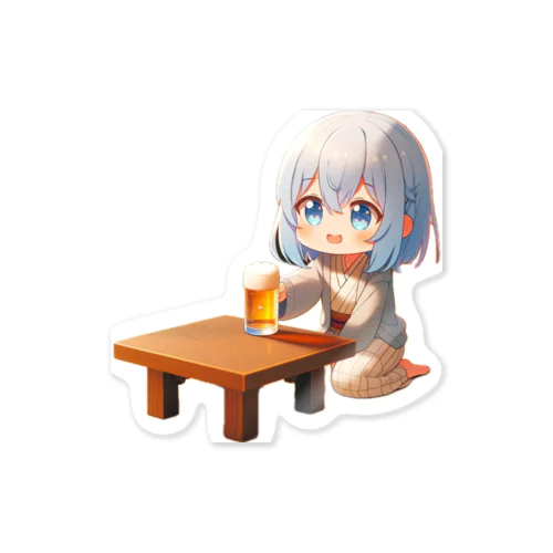 毎日お疲れ様🍺ゆるっとchellyちゃん Sticker