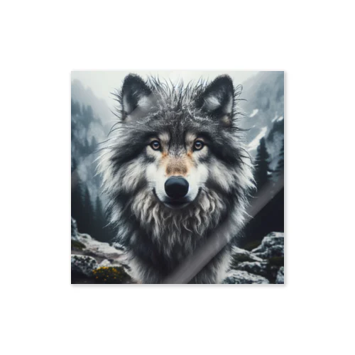 オオカミ　森の番人 Sticker