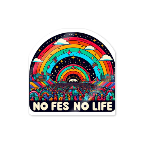 NO FES NO LIFE ステッカー