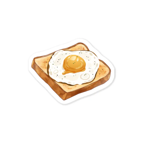 おいしい目玉焼きトースト Sticker