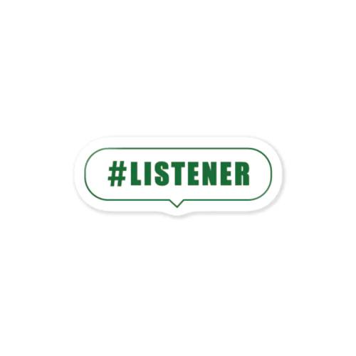 #LISTENER ステッカー