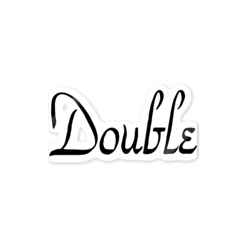 Double  ステッカー