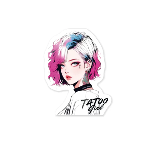 TATOO GIRL Sticker