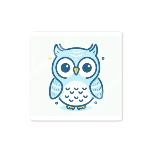 可愛いフクロウのキャラクターグッズです Sticker