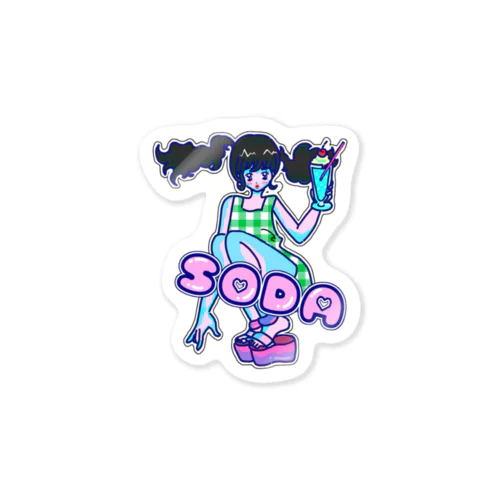 I❤︎SODA Sticker