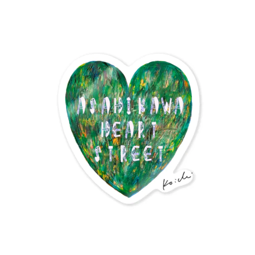 ASAHIKAWA HEART STREET Sticker