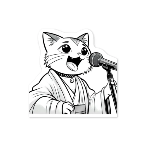 演歌ねこ Sticker