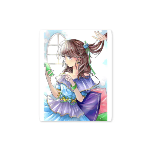 【怠惰なお姫様】 Sticker