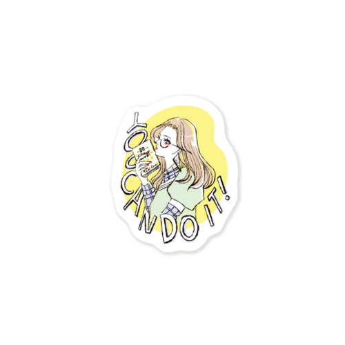 スクールガール Sticker